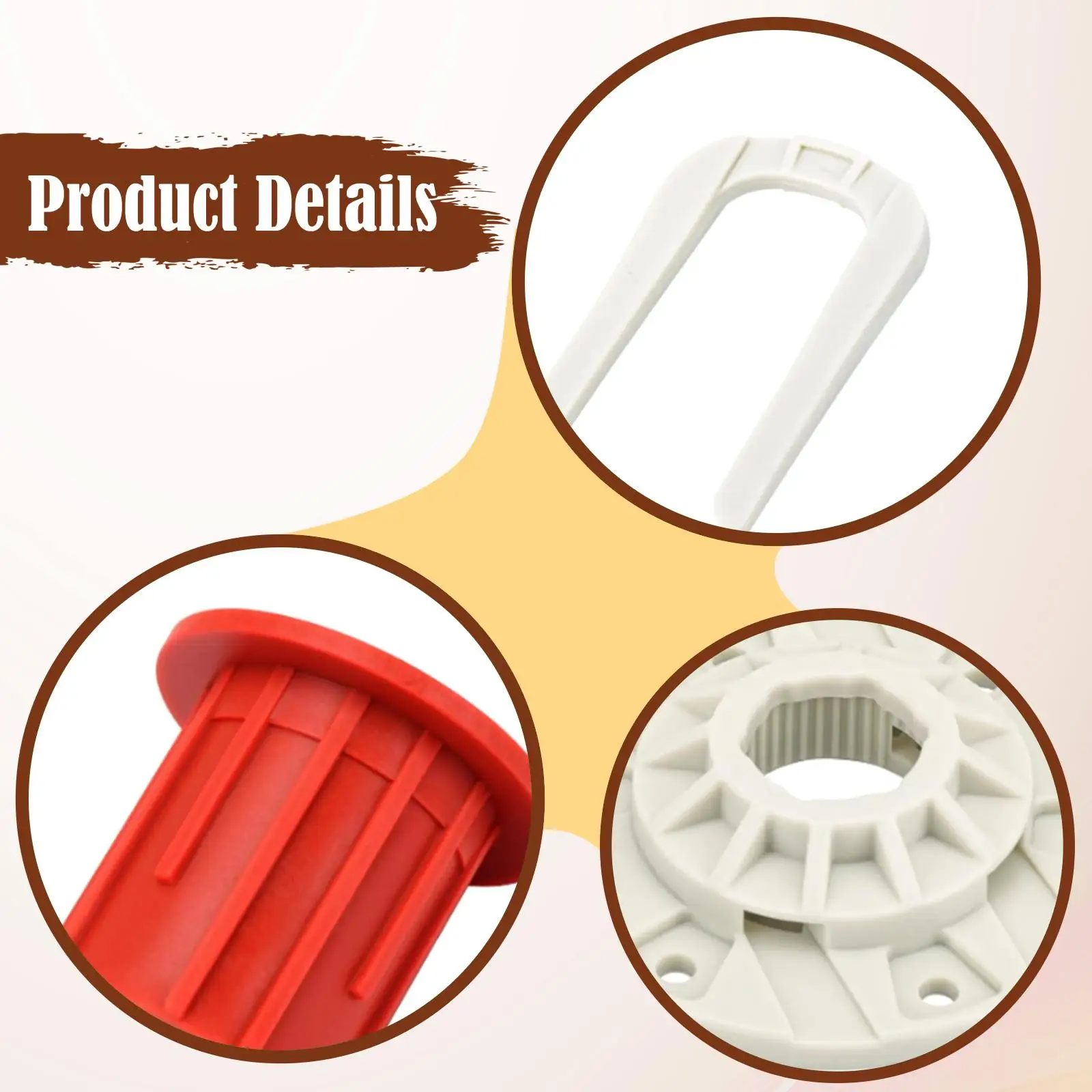 W10528947 Kit de cubo impulsado por cesta de lavadora Reemplazo directo Resistente al desgaste Robusto - imagen 5