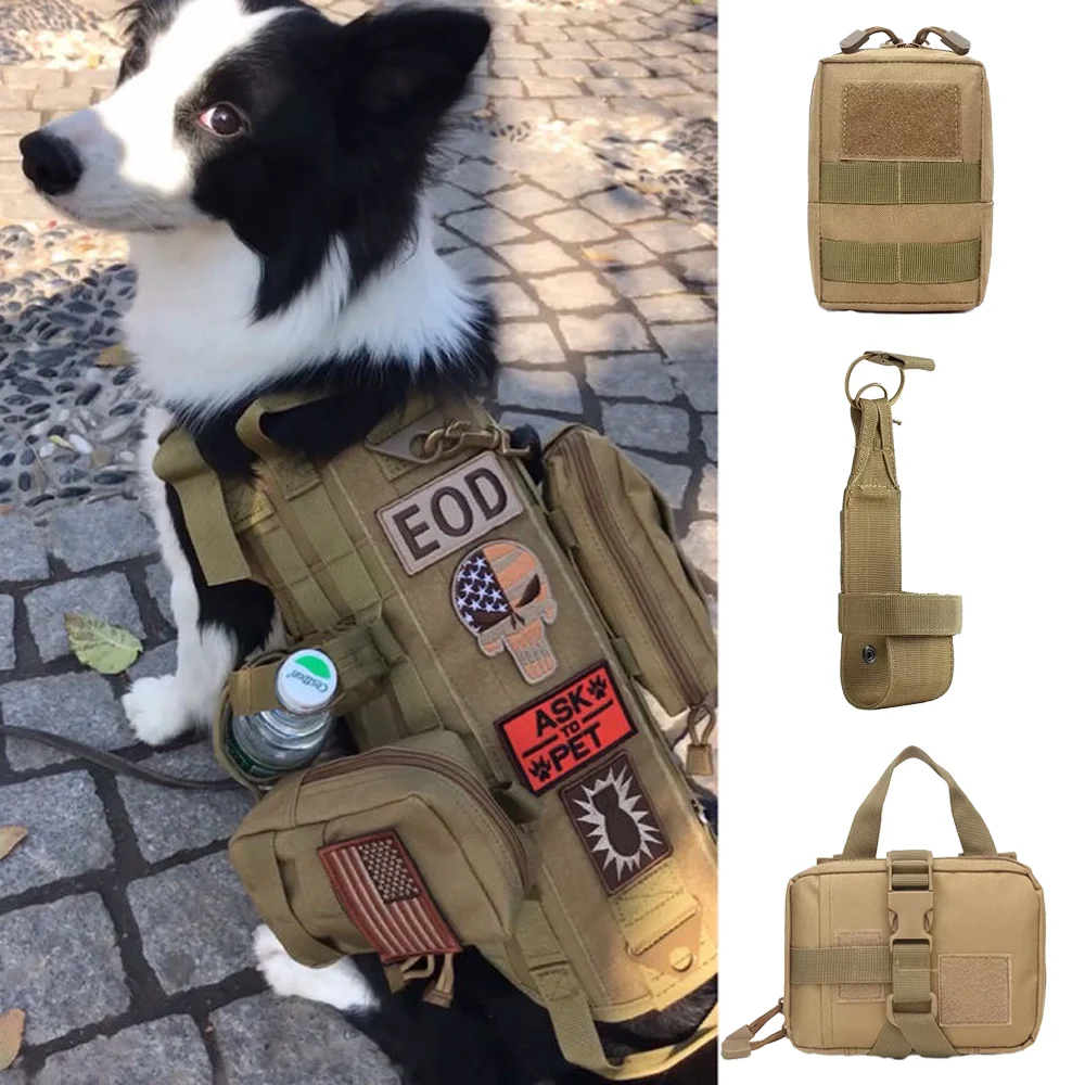 Chaleco táctico con depósito de agua para entrenamiento canino - imagen 4