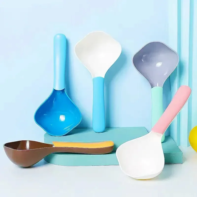 Cuchara de comida para perros, cuchara de alimentación para mascotas, cuchara de plástico de dos tonos, taza de comida para perros, cuchara medidora para gatos y perros - imagen 4