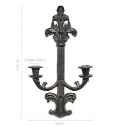 Portavelas de pared decorativo – Para salón y mesa