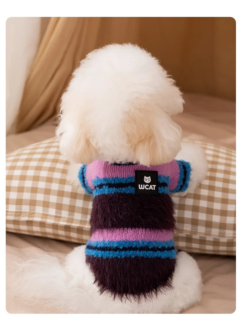 Guía de tallas del suéter para perros