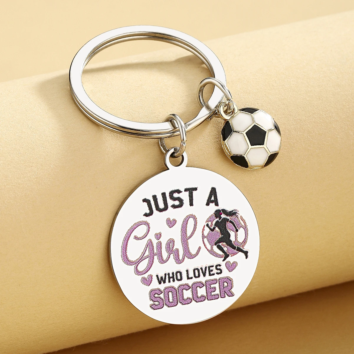 Llavero de fútbol para dueños de gatos y perros - imagen 4