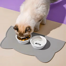 Tapete de silicona para comida de perros y gatos – Impermeable