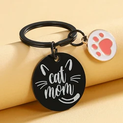 Llavero de regalo Cat Mom: ideal para el día de la madre, aniversarios, cumpleaños, cualquier día festivo, perfecto para dar a amigos