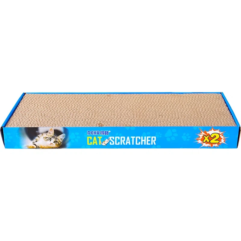 Rascador de salón para gatos, juguetes duraderos para rascar, cartón corrugado, alfombrilla para rascar, tableros de papel - imagen 5