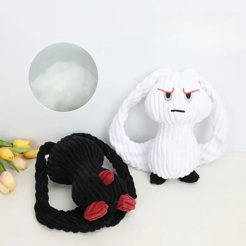 Juguetes de peluche para perros pequeños, conejos de orejas largas, papel ruidoso, fabricación de sonido, accesorios para perros - imagen 4