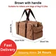 brown with handle