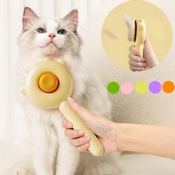 Cepillo quitapelos autolimpieza para perros y gatos