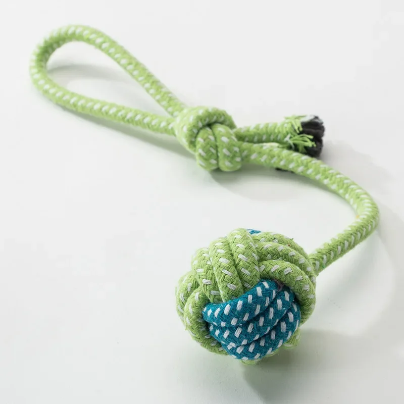 Juguetes para mascotas, perros pequeños y medianos, moler los dientes, alivian la precipitación y los nudos, juguetes para perros, juego de cuerdas para morder, pelota de peluche para mascotas