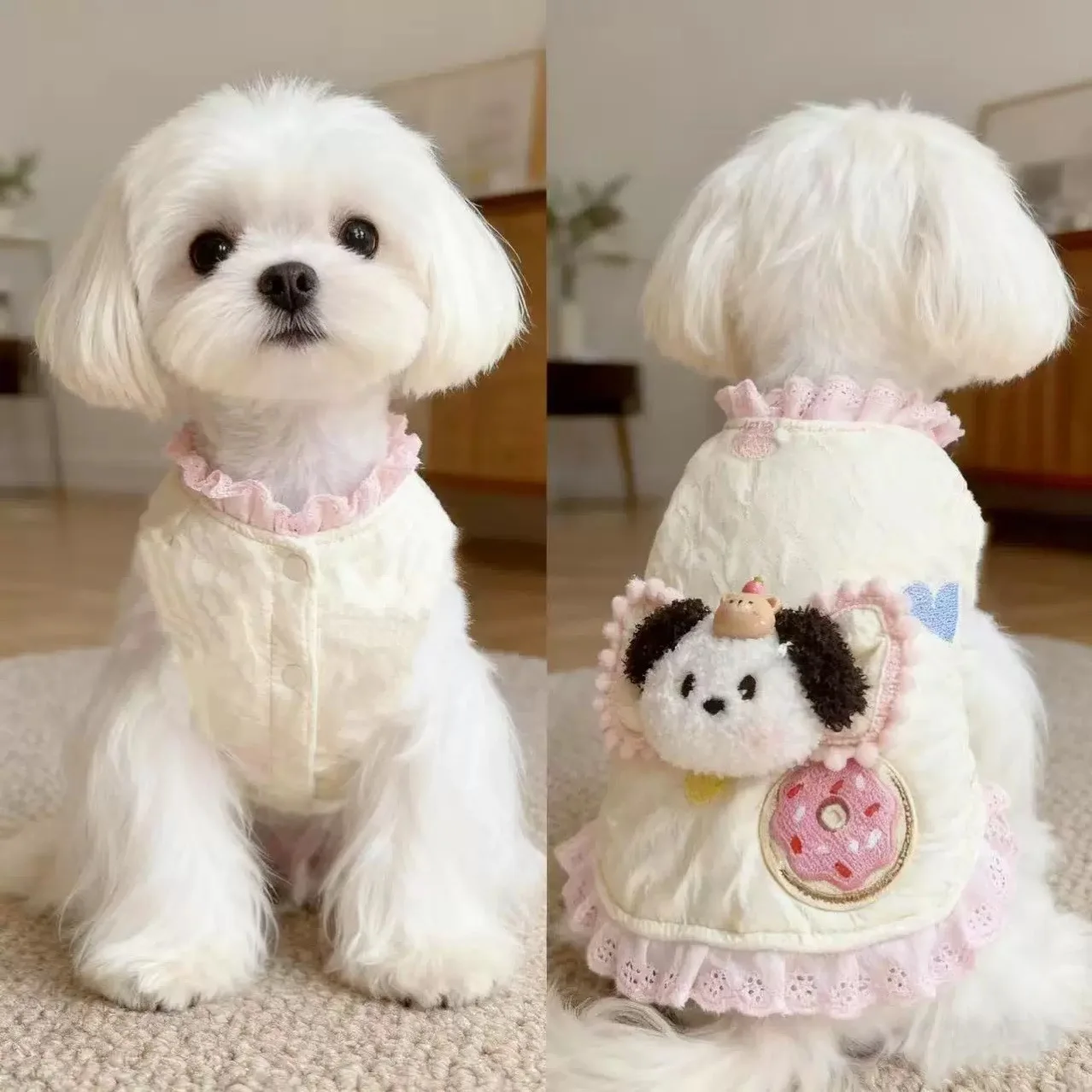 Ropa para perros cachorros Otoño e Invierno Teddy Schnauzer Productos cálidos para mascotas de invierno - imagen 4