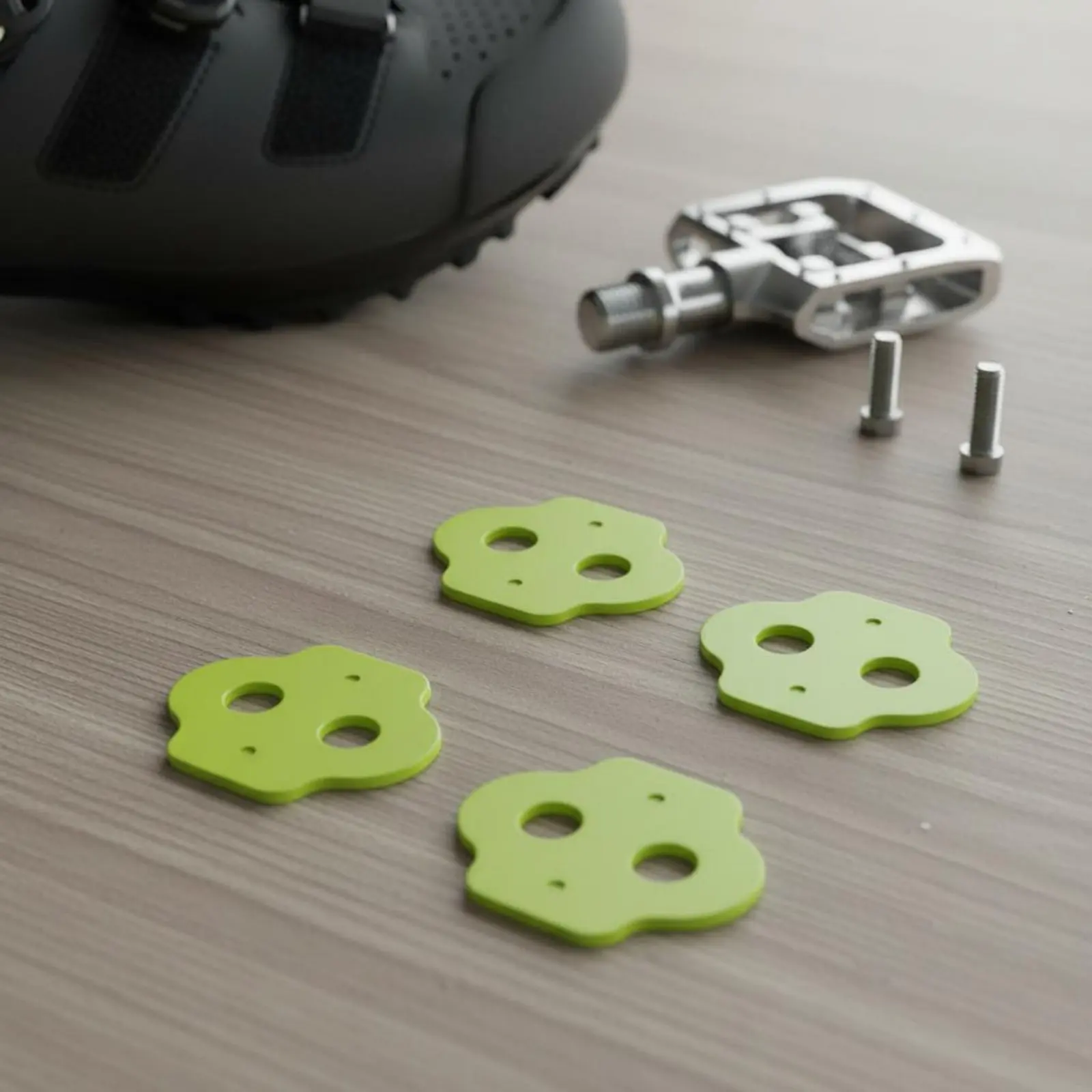 Espaciadores alineación placas pedal bicicleta montaña duraderos - imagen 3