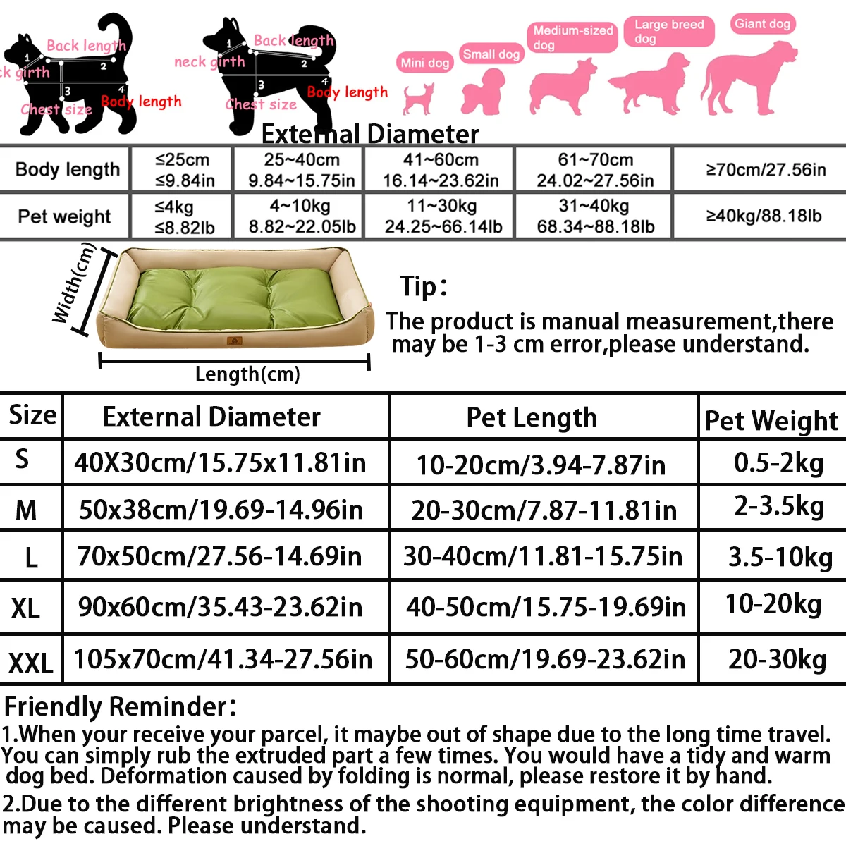 Cama para perros con diseño de sofá