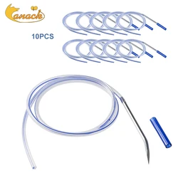 Tubo drenaje silicona medico 10Fr-24Fr para perros y gatos - estriado