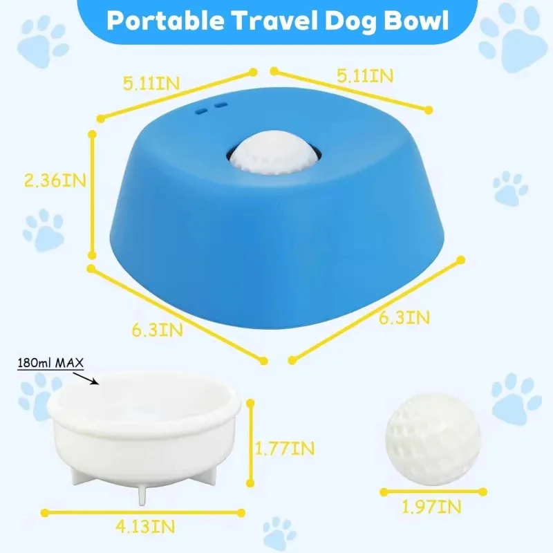 Comedero lento para perros antideslizante con tapete de lamer líquidos - imagen 5