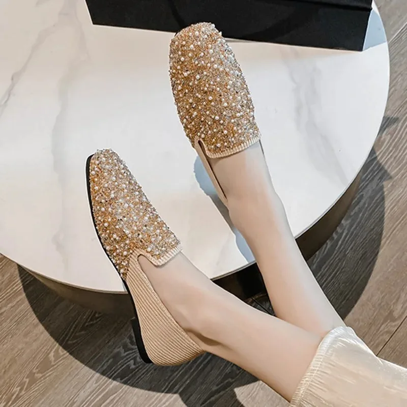 Mocasines casuales de diseño para mujer – Comodidad daily con lookup de perlas - imagen 2