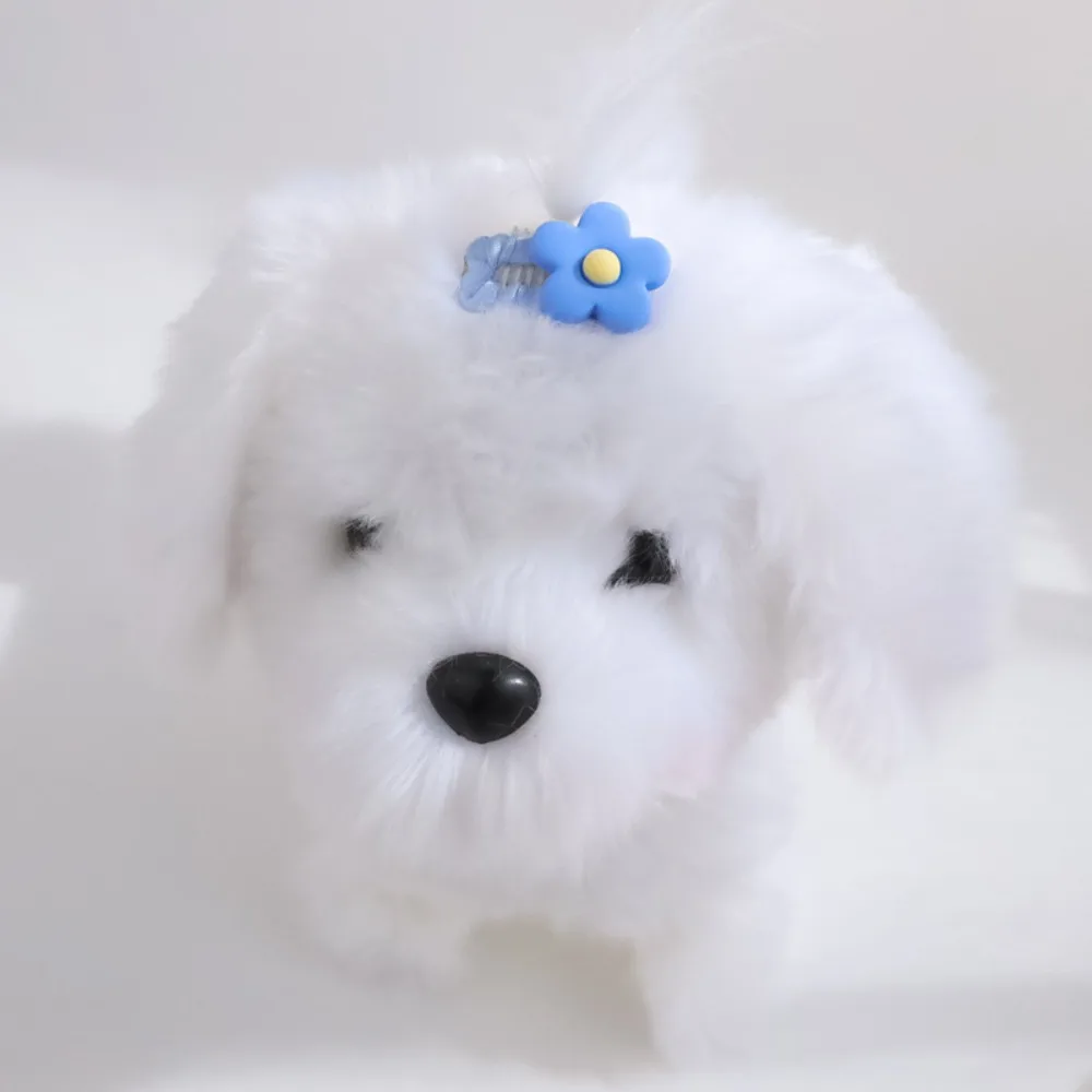 Clip de pelo flor azul para perros mini y gatos – Peluquería foto - imagen 4