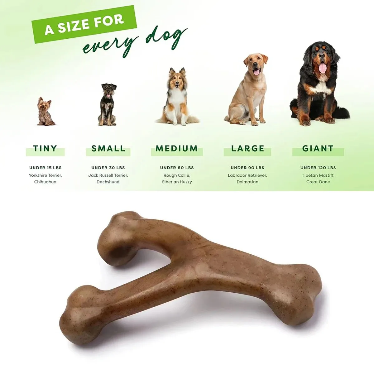 Hueso masticable duradero de nailon para perros medianos y grandes - imagen 5