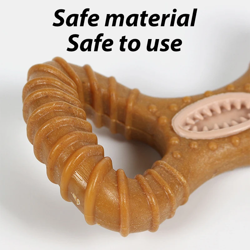 Juguetes para masticar al azar para perros, palo de limpieza de dientes molares, interesante, lindo, forma de hueso, mordedura duradera, cachorro, juguete interactivo, suministros para mascotas, 1pc - imagen 4