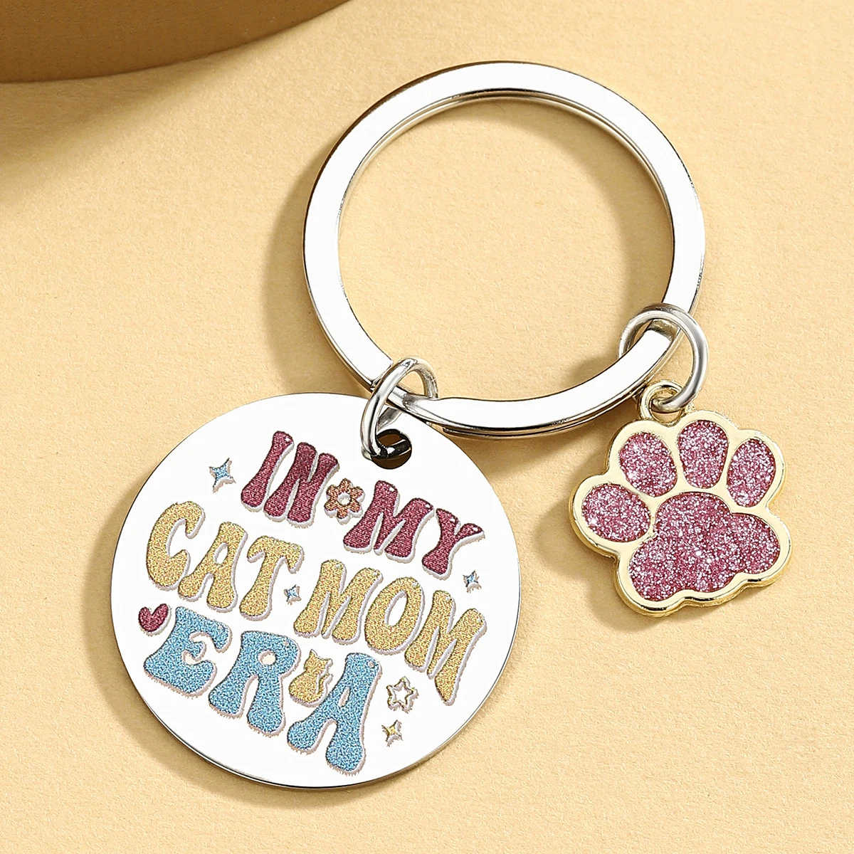 Llavero mamá de gato - Regalo perfecto para dueños de gatos felices - imagen 4