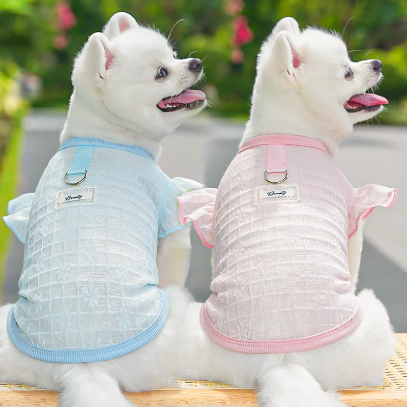 Chaleco refrigerante perro Chihuahua Bichón – Estampado veraniego - imagen 3