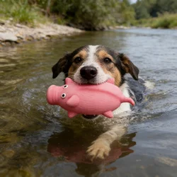 Juguete de látex con sonido para perros: resistente y anti-estrés