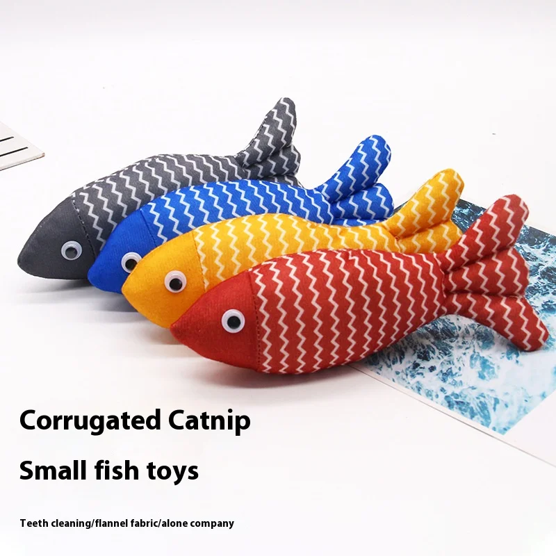 Juguetes para gatos, palo para gatos, pescado de menta pimienta, muñeco con hierba gatera, juguetes para gatos, simulación fina, pez de juguete holandés - imagen 2