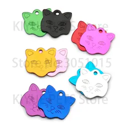 Chapa identificativa de aluminio para collar de gato – Personalizable