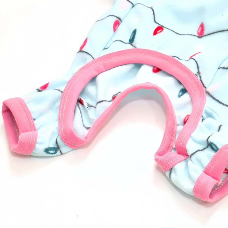 Ropa para perros, pijamas de lana cálidos de invierno, monos para perros pequeños, Chiwawa York Shih Tzu, ropa para mascotas, pijamas con capucha para cachorros, mono - imagen 5