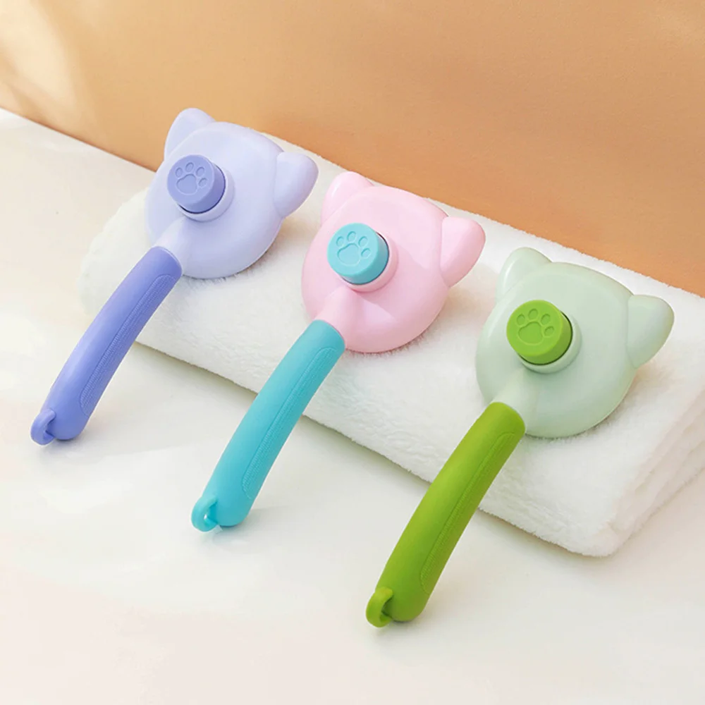 Peine y cepillo para mascotas: herramienta profesional de cuidado de mascotas para gatos y perros, removedor de pelo de perros eficaz, cepillo de limpieza de piel de gato, - imagen 2