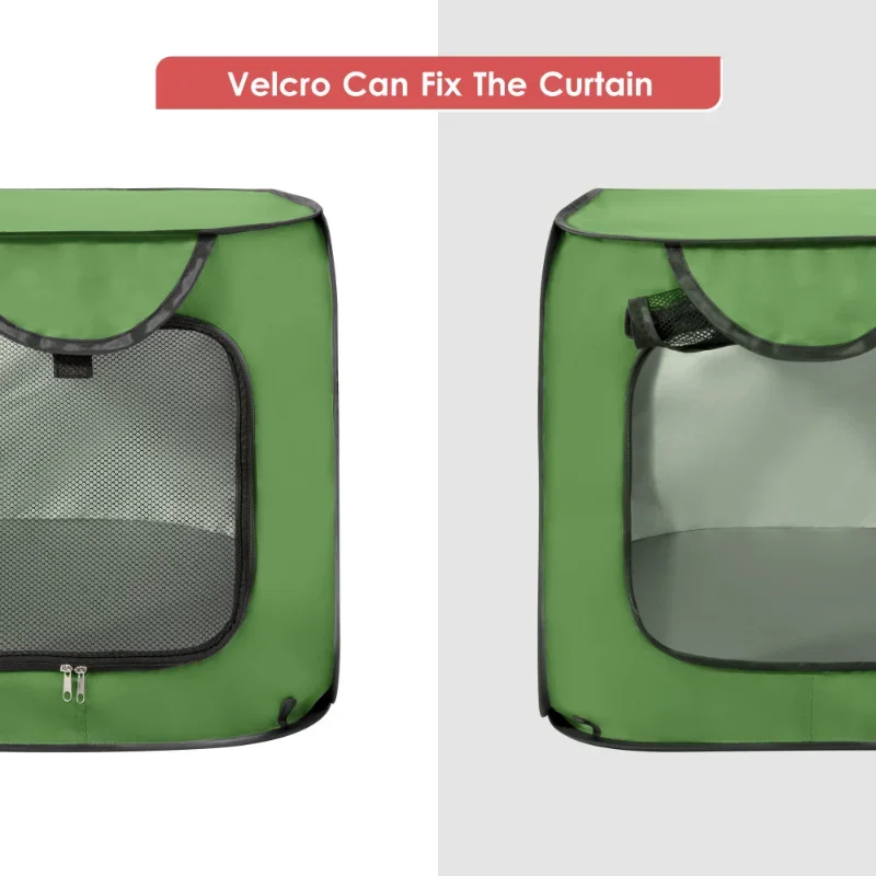 Perrera portátil para asiento de coche de 36 pulgadas, cama grande para perros, perrera emergente, perrera para gatos, caja para mascotas para interiores y exteriores, cama para gatos - imagen 2