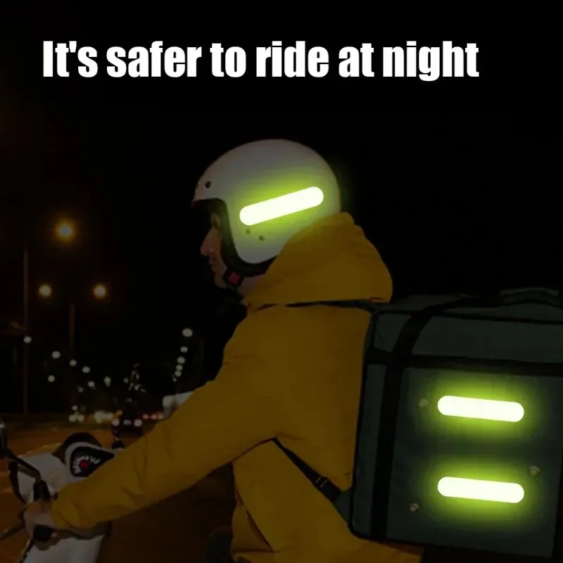 Cinta reflectante de seguridad para casco – Alta visibilidad nocturna