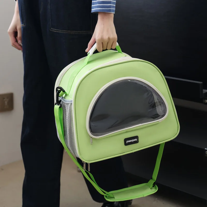 Bolsa transportadora portátil para gatos, transportador transpirable para perros pequeños, gatos, viaje al aire libre, bolso de hombro para gatos, traje para gatos de 6kg - imagen 3