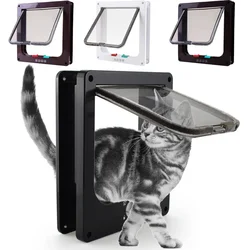 Puerta con solapa 4 posiciones para perros y gatos pequeños