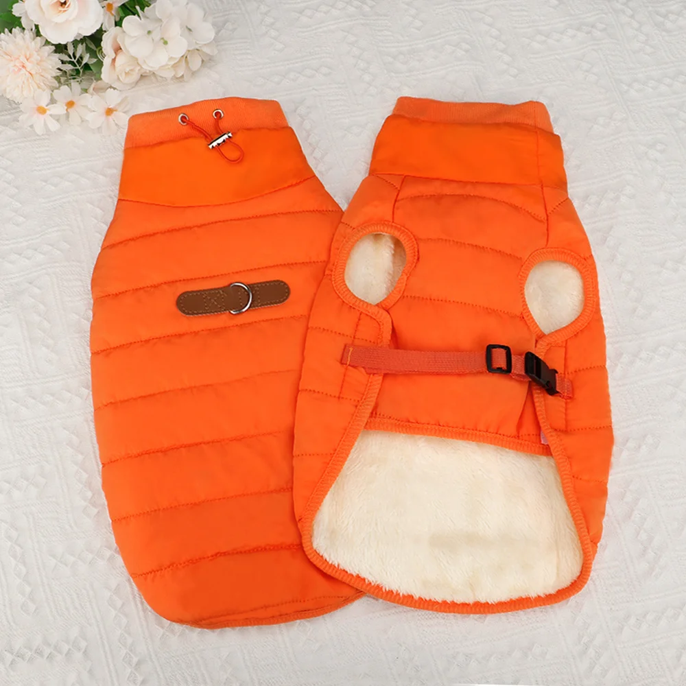 Ropa cálida de invierno para perros, chaqueta a prueba de viento para perros, abrigo con forro de piel, chaleco para cachorros, ropa para perros pequeños y medianos, Chihuahua Pug - imagen 3