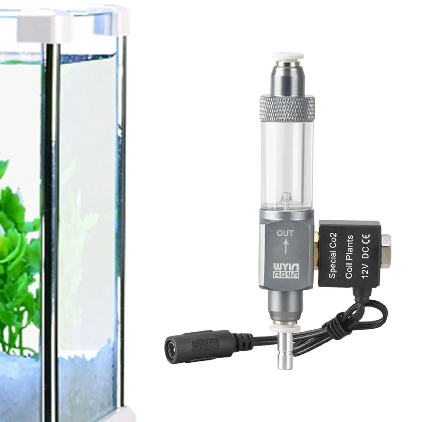 CO2 Bubble Counter Practical Easy to Use Co2 Tube Single Head