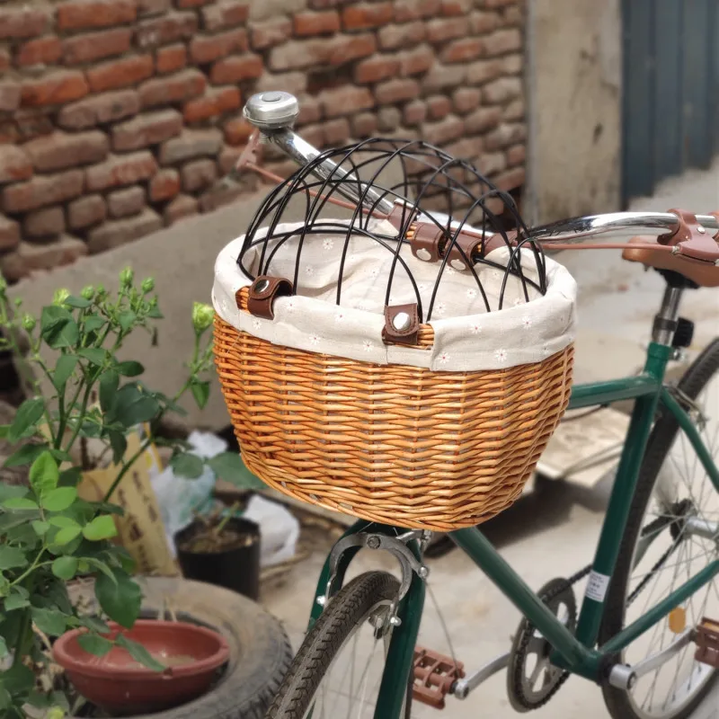 Cesta de transporte para perro en bicicleta con tapa y asiento - imagen 2