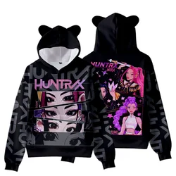 K-Pops Demon Hunters Kawaii Rumi Zoey Mira sudaderas con capucha Hip Hop pulóver Tops tendencias de moda ropa de manga larga regalo