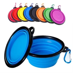 Bol plegable de silicona para perros y gatos apto camping exterior