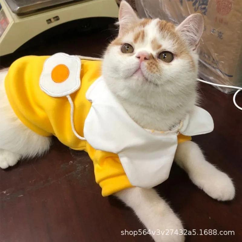 Ropa para perros Otoño e Invierno Perro PEQUEÑO Teddy Pomerania Schnauzer Corgi Lindo suéter amarillo Productos para mascotas