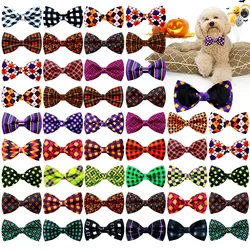 Pajarita extraíble para collar de perro Halloween – estilo calavera