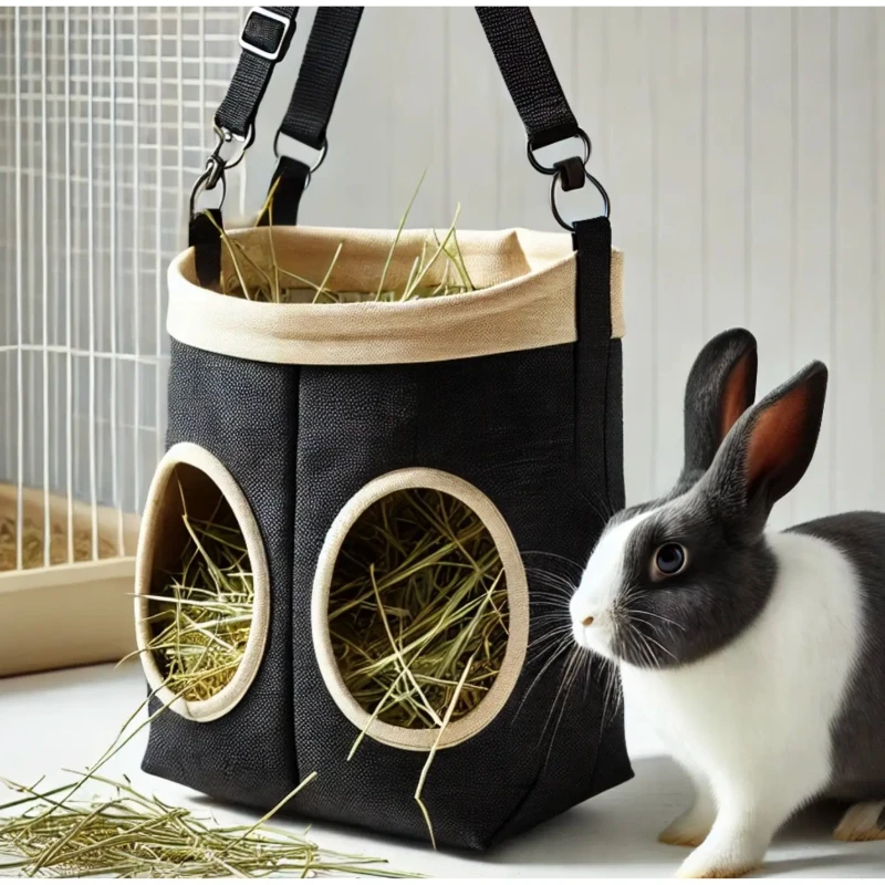 Dispensador colgante de heno para conejos y mascotas pequeñas - imagen 2