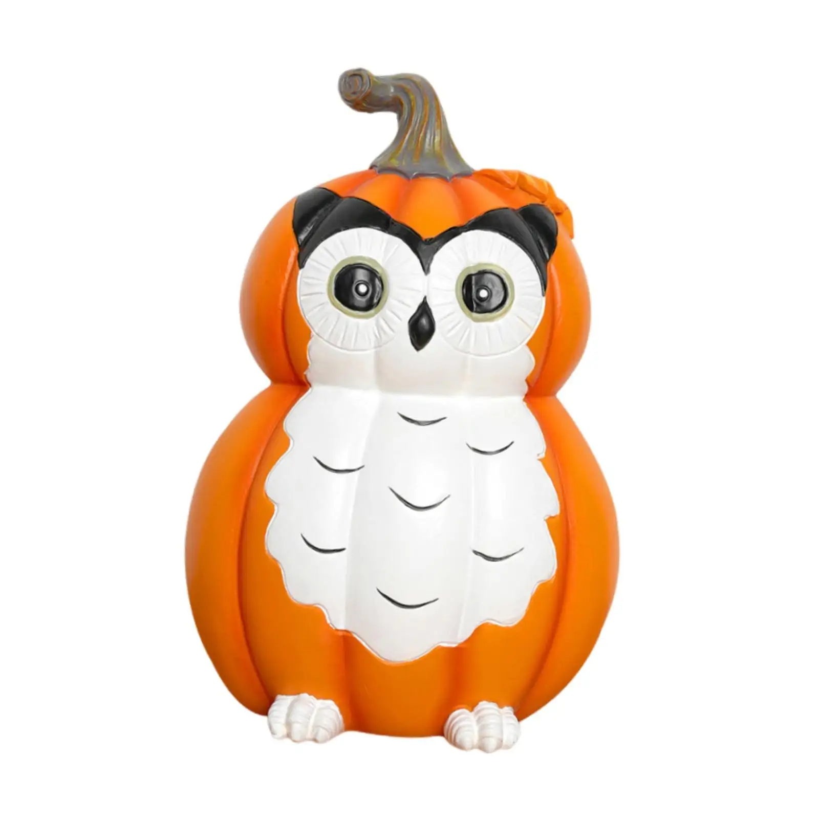 Animal Pumpkin Figurine Tabletop Halloween Decoration Statue Sculpture for