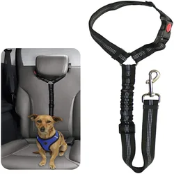 Cinturón de seguridad retráctil y ajustable para perro coche