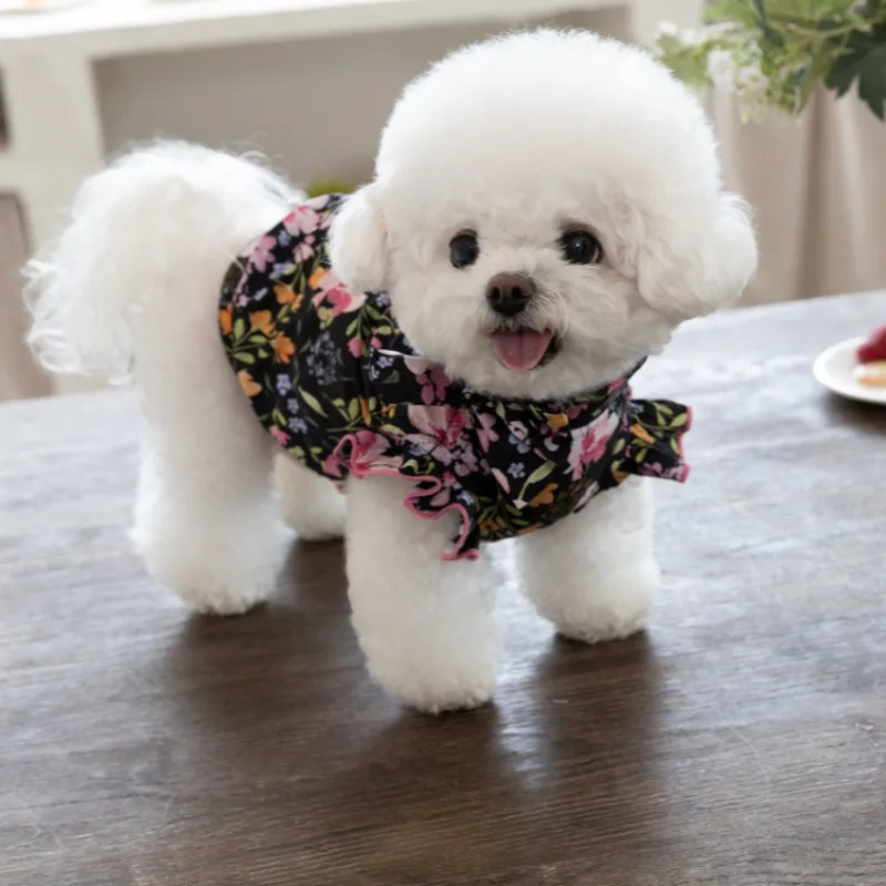 Camisa floral para perros pequeños – Para Yorkshire y Teddy