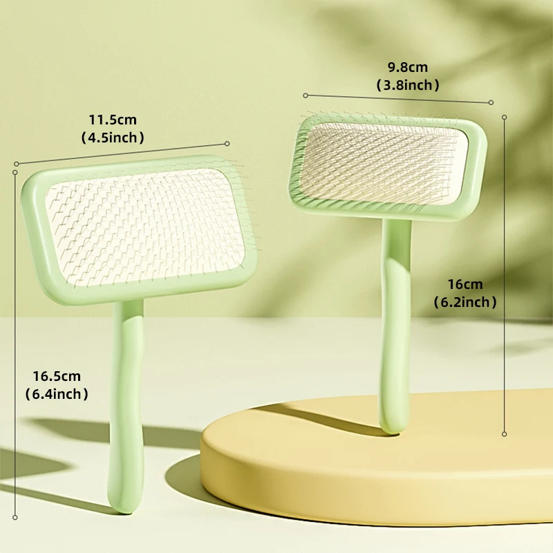 HOOPET-peine para gatos, peine para tirar del pelo, cepillo para el pelo para mascotas, pelo especial para perros y gatos, peine con aguja, artefacto, suministros para perros Bichon de peluche - imagen 2