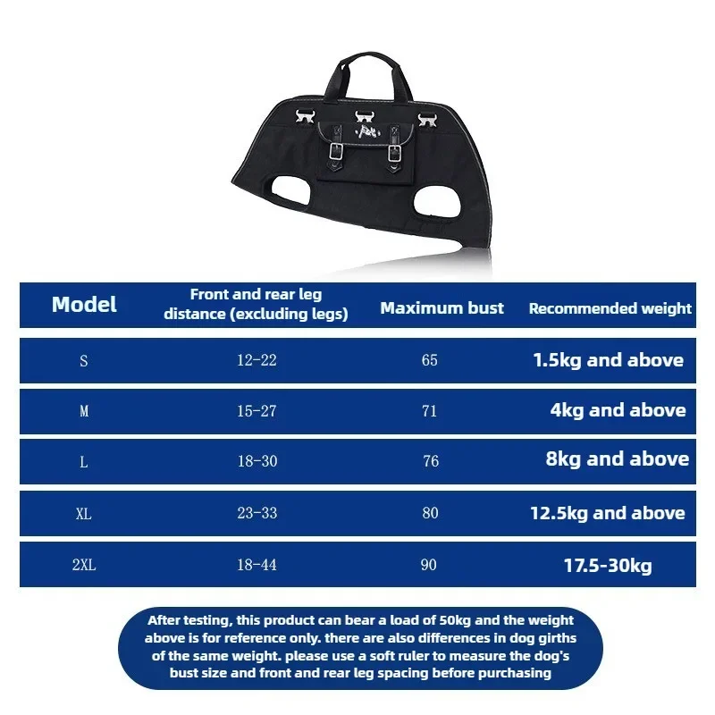 Mochila Oxford para viajes al aire libre para mascotas, bolsas portátiles con gran capacidad de soporte, cómoda transportadora para perros, suministros para mascotas, accesorios - imagen 4