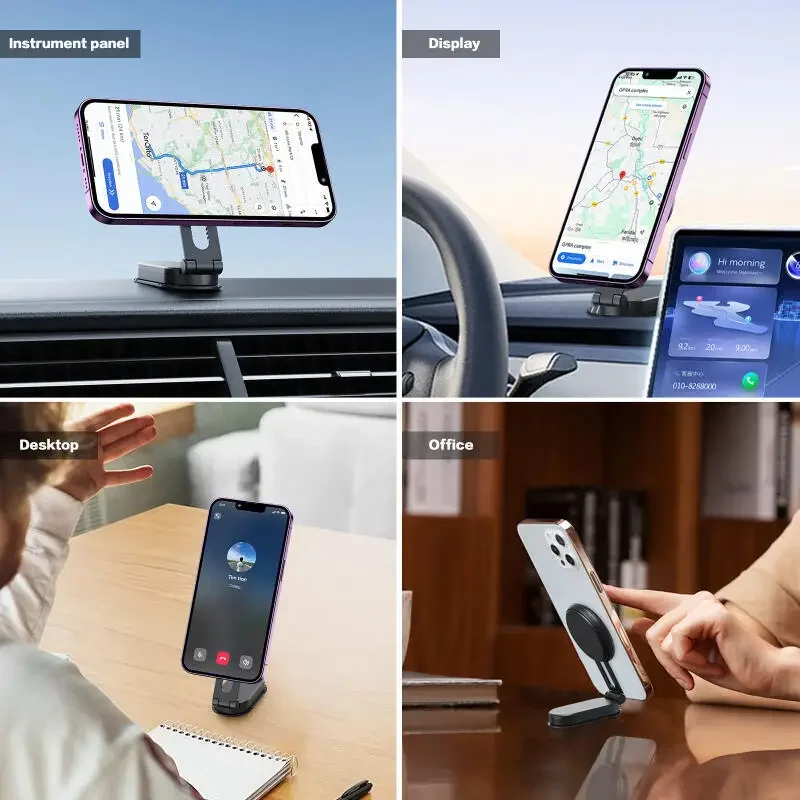 Soporte de navegación para exhibición de coche modelo 2025, soporte de varilla de aluminio extensible, soporte para persona perezosa para oficina en casa - imagen 4