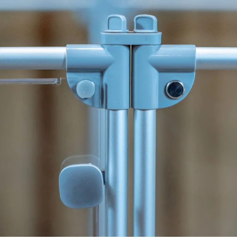 Valla transparente acrílica para mascotas, jaula interior para gatos, perros, carril de puerta de acero inoxidable, suministros de productos para mascotas, accesorios de jaulas impermeables - imagen 5