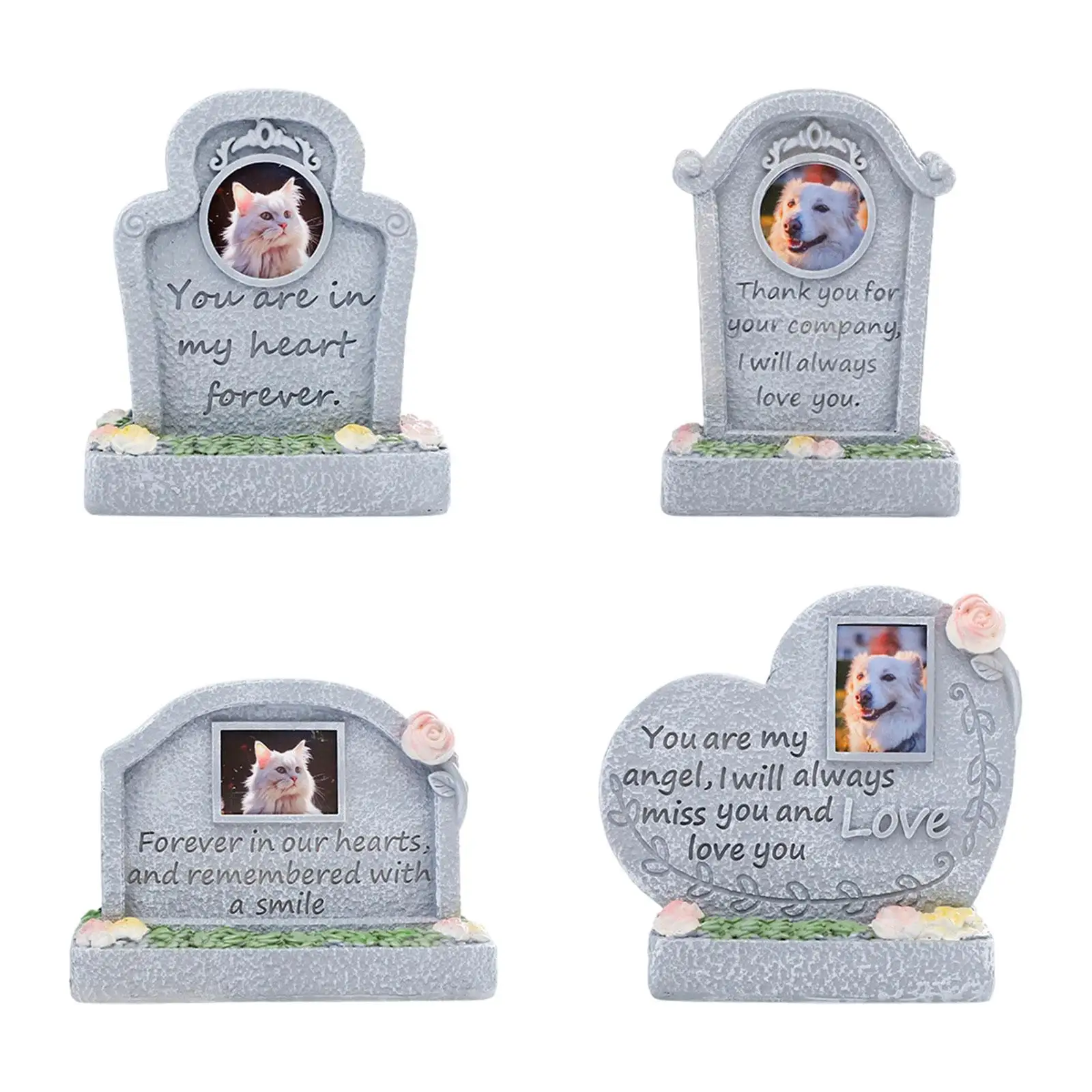 Memorial Monument for Pet Waterproof Loss of Pet Sympathy Gifts Pet Small Animal Monumen for Yard Outdoors Outside Patio Garden
