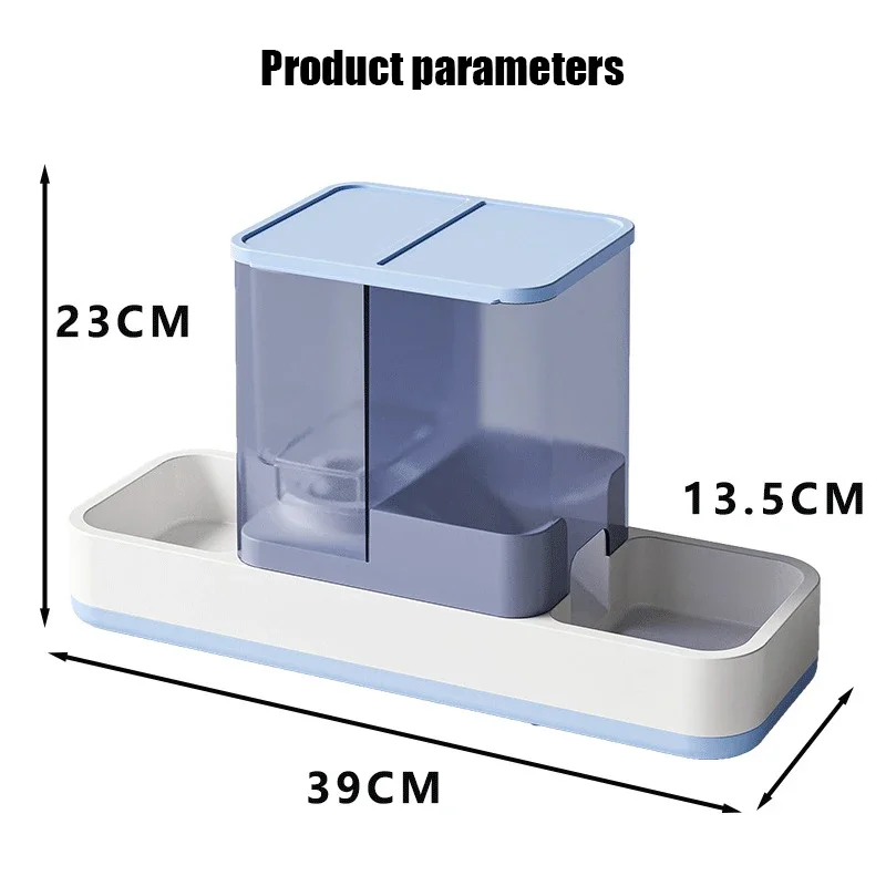 Alimentador automático para mascotas, dispensador de agua potable, tazón de comida para mascotas, alimentador inteligente reutilizable para mascotas, máquina de alimentación automática para gatos y perros - imagen 3